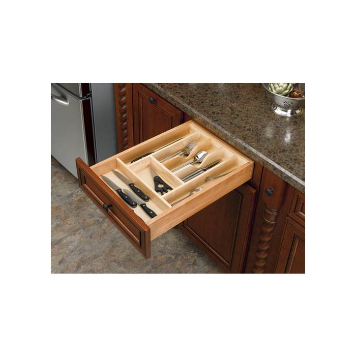 Rev-A-Shelf - 4WCT-3 - Tall Wood Cutlery Tray Insert