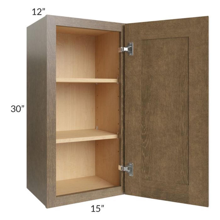 Royal Bronze Shaker 15x30 Wall Cabinet | The RTA Store