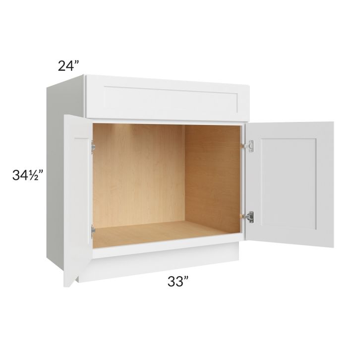 2 door 1 false front SINK base cabinet