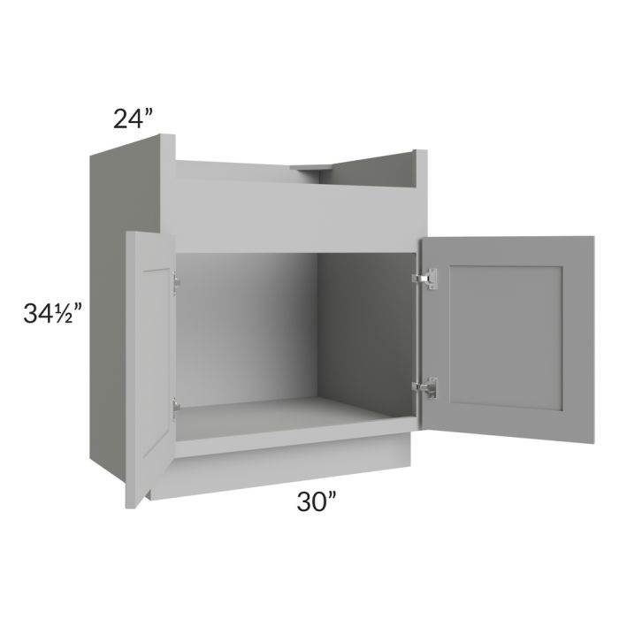Kitchen Sink Base Cabinet | Unfinished Poplar | Shaker Style | 42