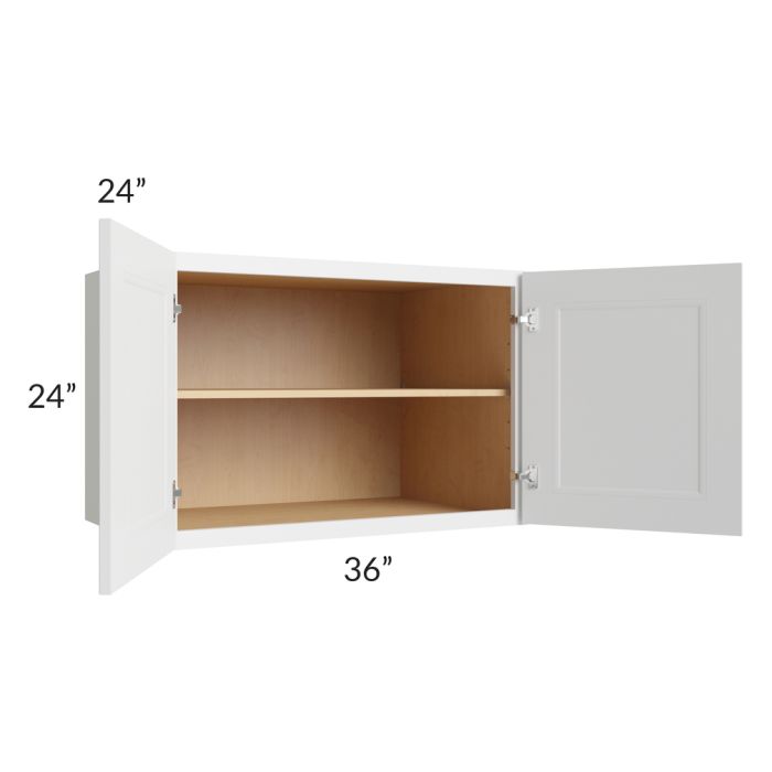 Salem White 36x24x24 Wall Cabinet