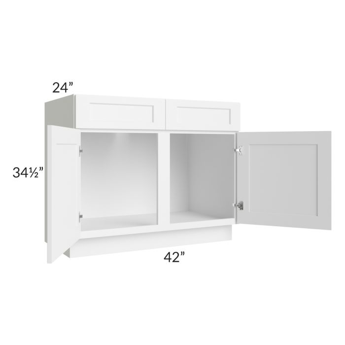 Sink Base Cabinets - Aspen White