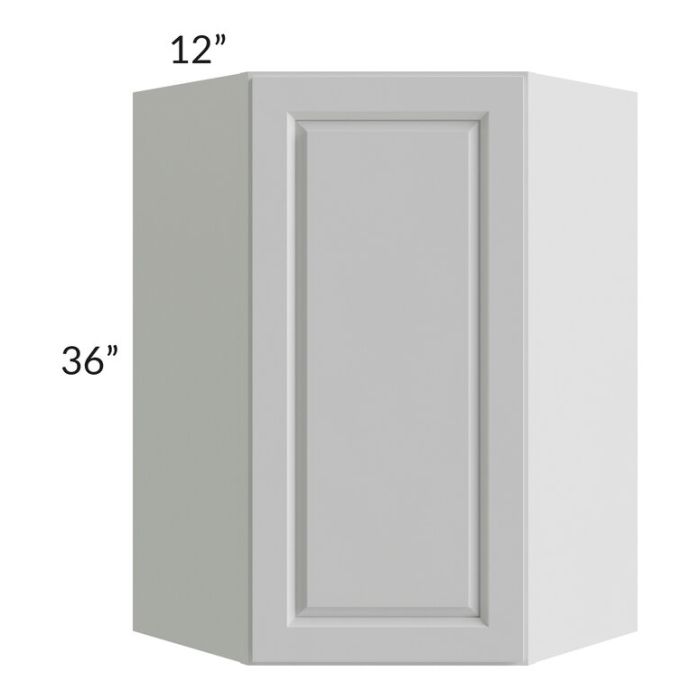 Lakewood White 24x36 Wall Diagonal Corner Cabinet | The RTA Store