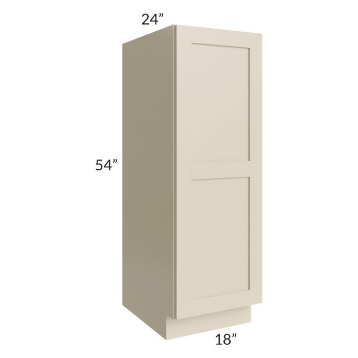 Stratton Khaki Shaker 18x54 Pantry Base Cabinet