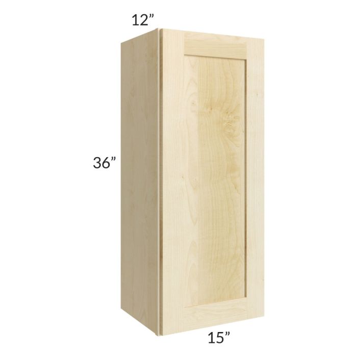 Unfinished Shaker 15x36 Wall Cabinet