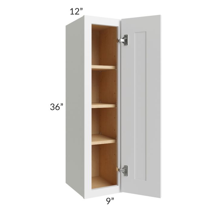 Midtown White Shaker 9x36 Wall Cabinet