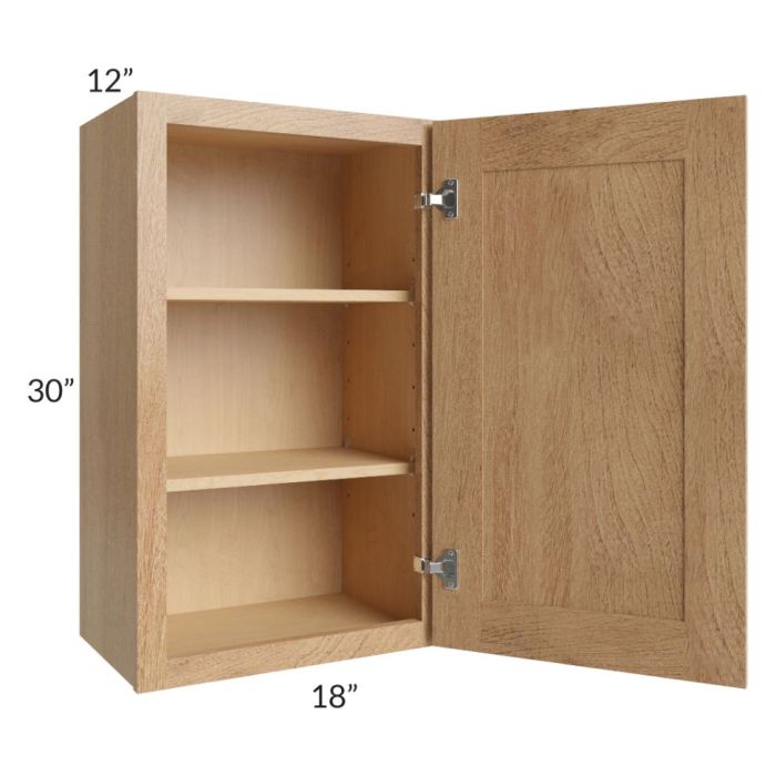 Midtown Timber Shaker 18x30 Wall Cabinet | The RTA Store