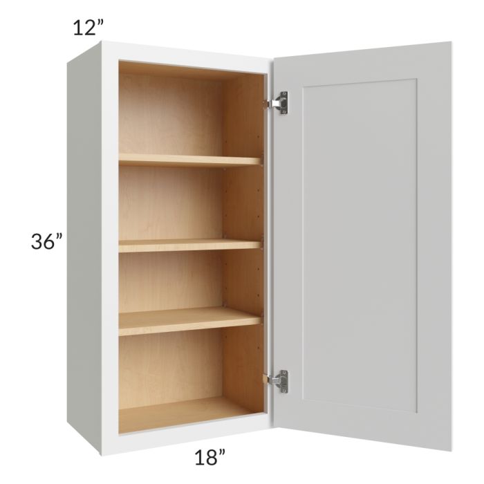 Midtown White Shaker 18x36 Wall Cabinet