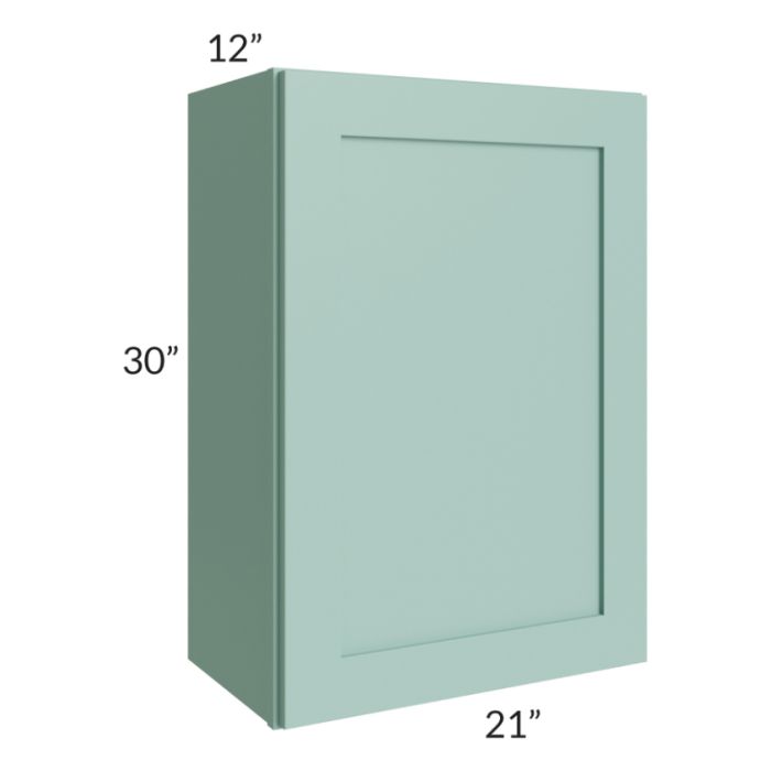 Midtown Sage Green Shaker 21x30 Wall Cabinet