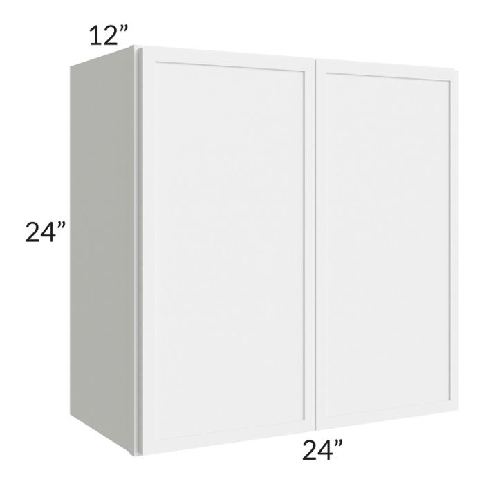 Portland White 24x24 Wall Cabinet