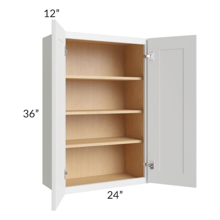 Midtown White Shaker 24x36 Wall Cabinet