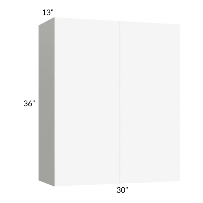 Milan White Matte 30x36 Wall Cabinet