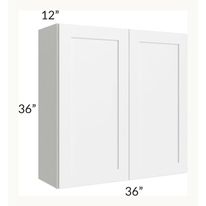 Midtown White Shaker 36x36 Wall Cabinet