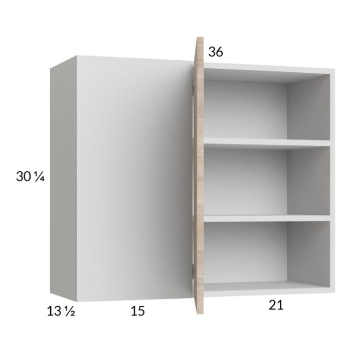 Euro Sand 36x30-1/4 Blind Corner Wall Cabinet