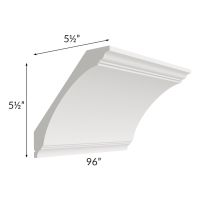 Imperial Cloud Extra Large Cove Crown Molding