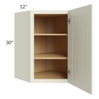 Linen Shaker 24x30 Wall Diagonal Corner Cabinet 