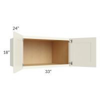 Linen Shaker 33x18x24 Wall Cabinet
