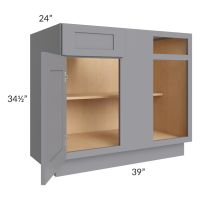 Grey Shaker 42" Blind Base Cabinet 