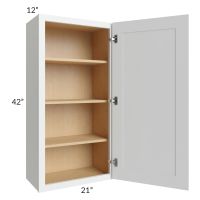 Lakewood White 21x42 Wall Cabinet