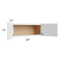 Lakewood White 30x12 Wall Cabinet 