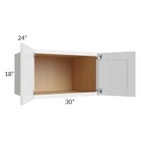 Lakewood White 30x18x24 Wall Cabinet