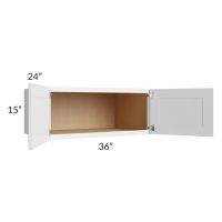Lakewood White 36x15x24 Wall Cabinet 