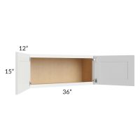 Lakewood White 36x15 Wall Cabinet 