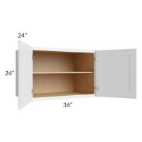 Lakewood White 36x24x24 Wall Cabinet 