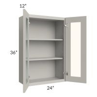 Stone Shaker 24x36 Wall Glass Door Cabinet (Prepped for Glass Doors)