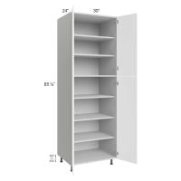 Milan White Matte 30x24x90 Pantry Cabinet (24" depth)