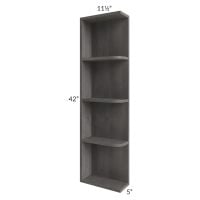 Providence Slate Grey 05x42 Wall End Shelf Cabinet