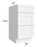 Brilliant White Shaker - Ready to Assemble Bathroom Vanities & Cabinets