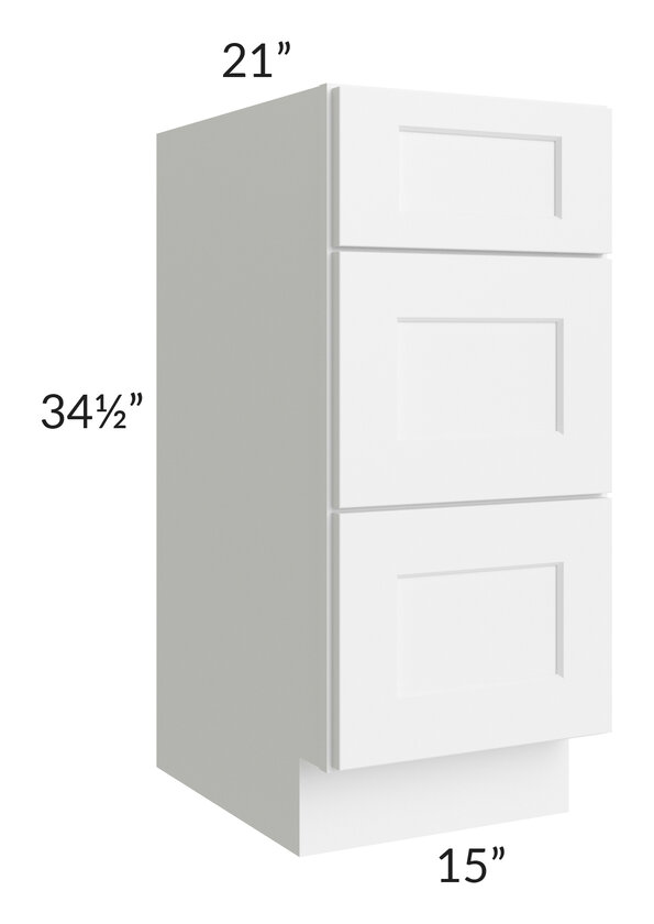 Aspen White Shaker - Ready to Assemble Bathroom Vanities & Cabinets